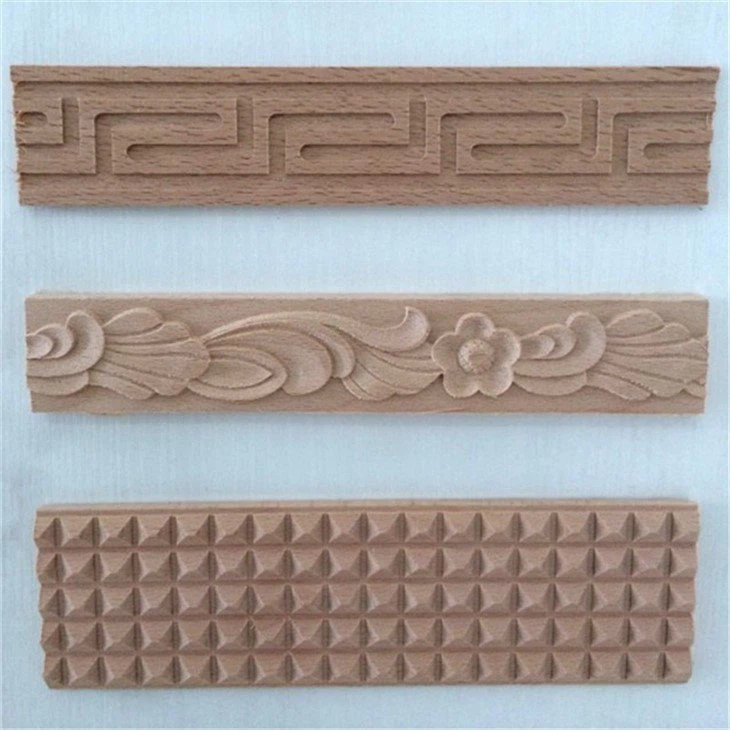 Decorative beech wood carving moulding wood trim crown molding ceiling moulding rope molding (491)