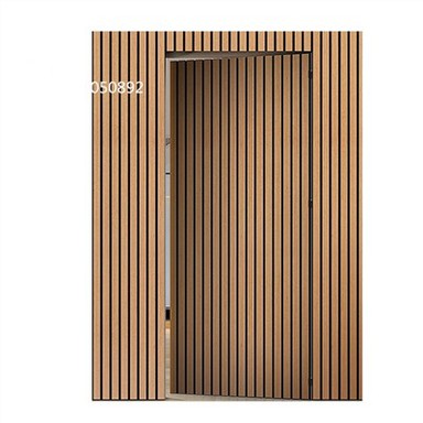 Akoestisch Walnoot Fineer Paneel Onzichtbare Deur