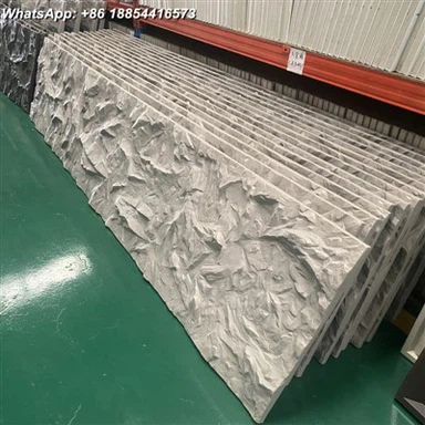 Kunstmatige Faux Pu Rock Fineer Steen PU Muur 3D Panelen